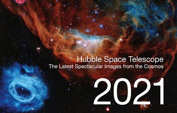 Hubble Space Telescope Calendar 2021 cover
