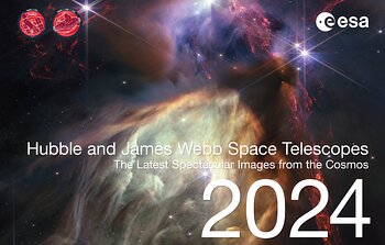 Cover page of the 2024 马耳他飞艇开奖记录官方网站 and ESA/Webb calendar