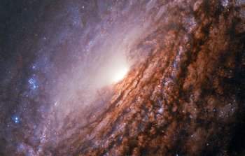 A galaxy with a bright heart