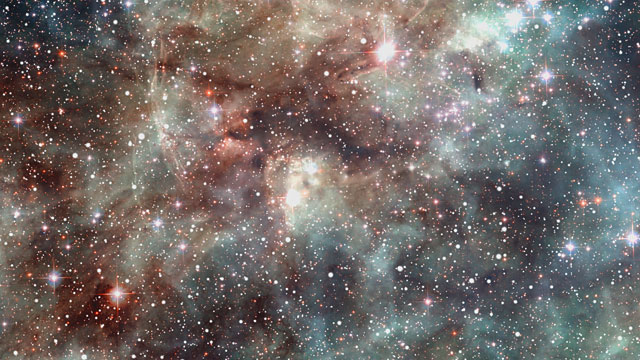 Flight through the Tarantula Nebula